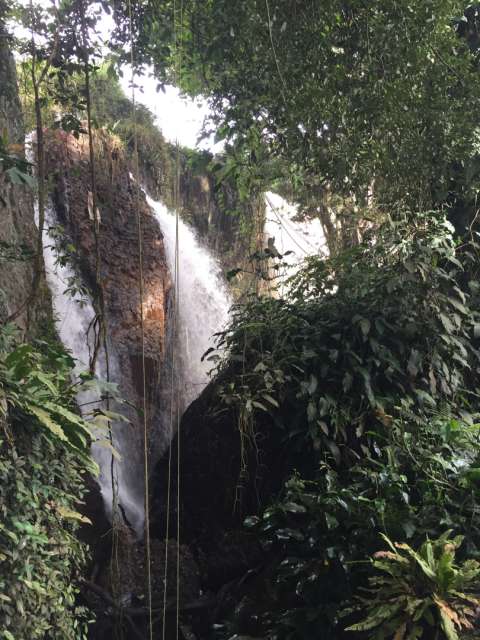 thundering waterfall