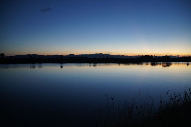 Sonnenuntergang am Lake Paringa