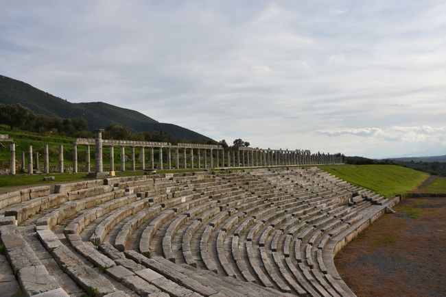 The ancient stadium in Messene