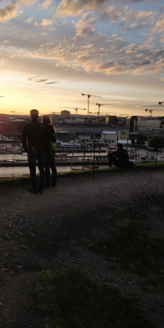 Die Abendsonne in Oslo! 