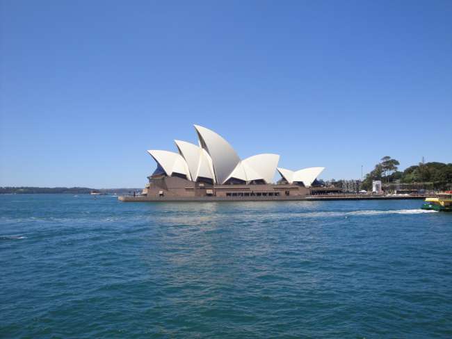 The wonderful Opera House in Sydney
