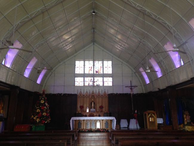 Interior view of Santa Rosalia Church