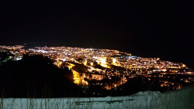 schöne Sicht über Narvik