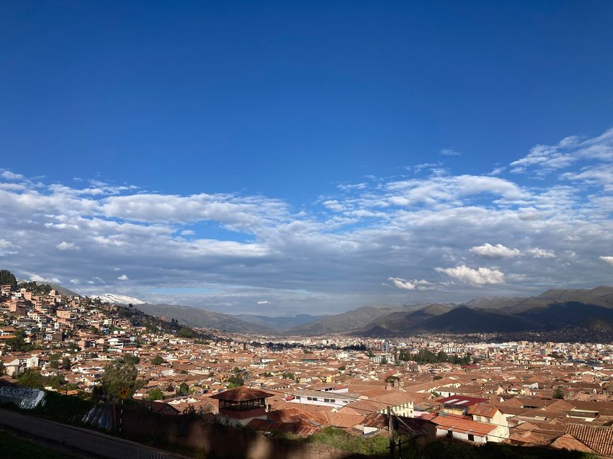 Cusco from a viewpoint