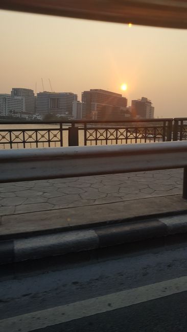 Sonnenuntergang in Bangkok 