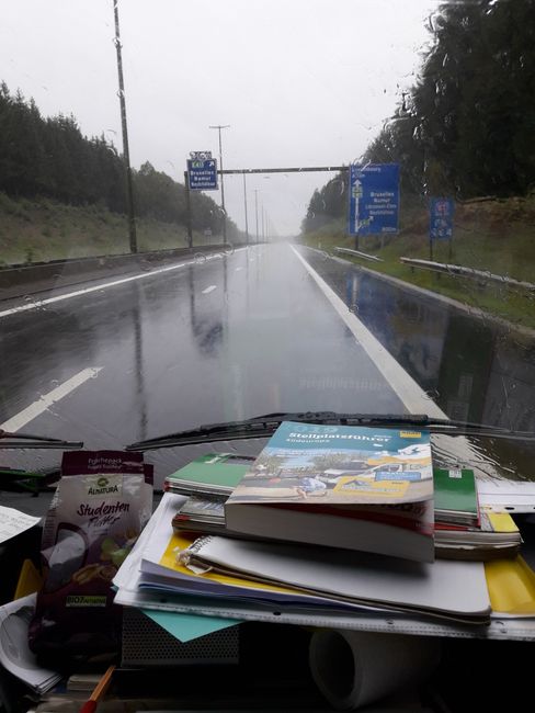 Belgien: immer noch Regen 