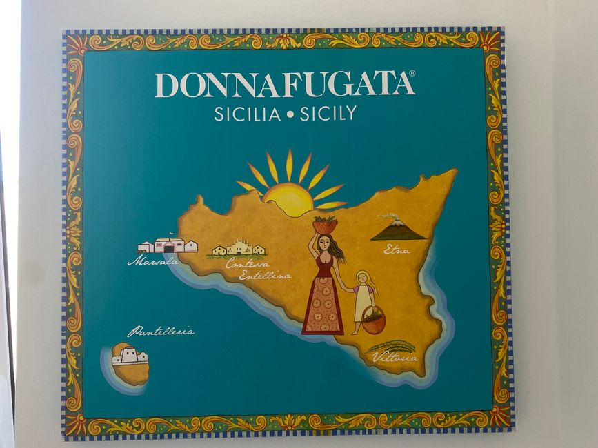 Cesta domů a Donnafugata