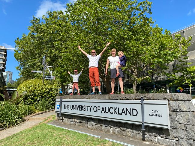 Besuch in Auckland und der Universität 