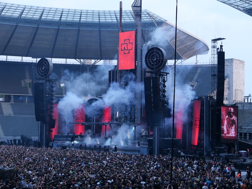 Rammstein at the Berlin Olympic Stadium