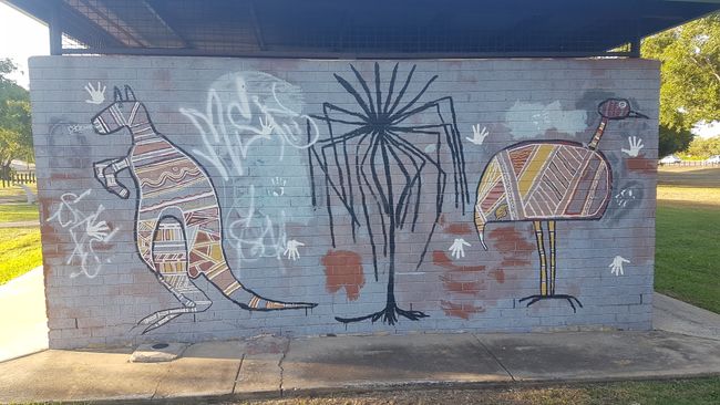 Street art in Darwin. 