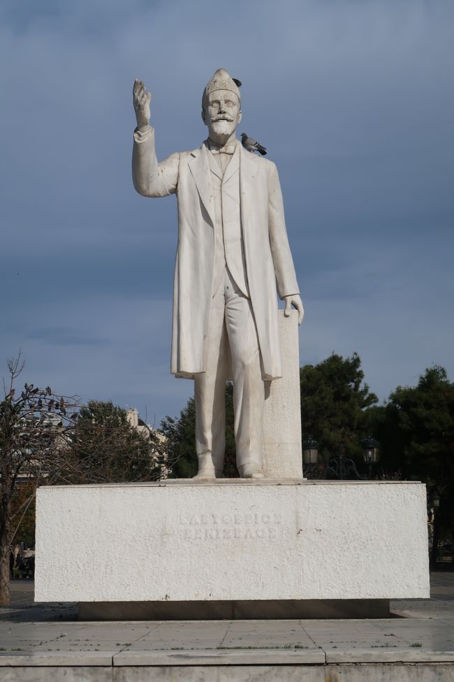 Monument of Eleftherios Venizelos, founder of modern Greece