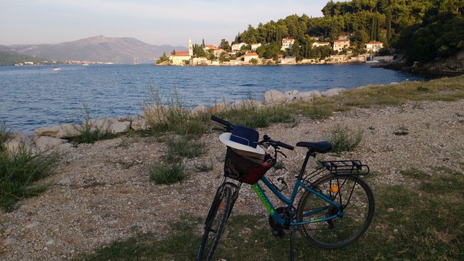 Cycling in Korčula