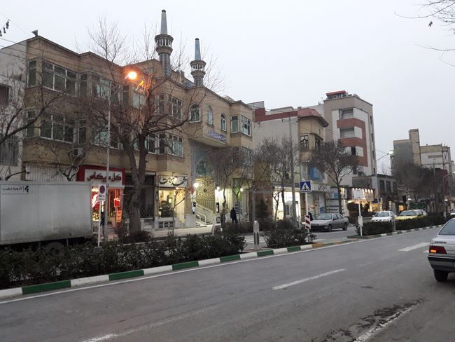 side street in Mashhad