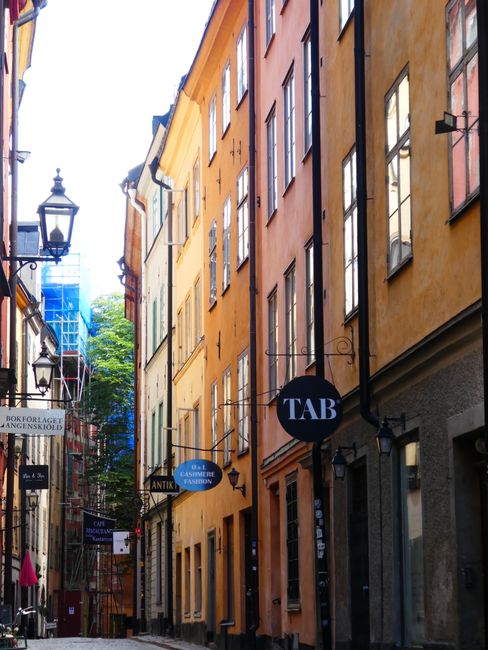 In Gamla Stan (Old Town of Stockholm)