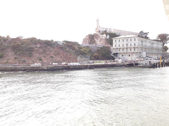 Ferry approach to Alcatraz