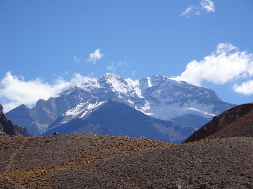 Der Aconcagua, mit 6962m der höchste Berg außerhalb Asiens