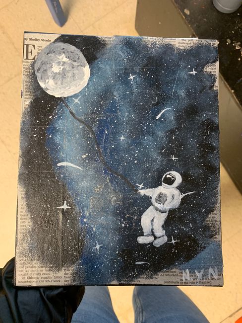 Mond vs. Astronaut 