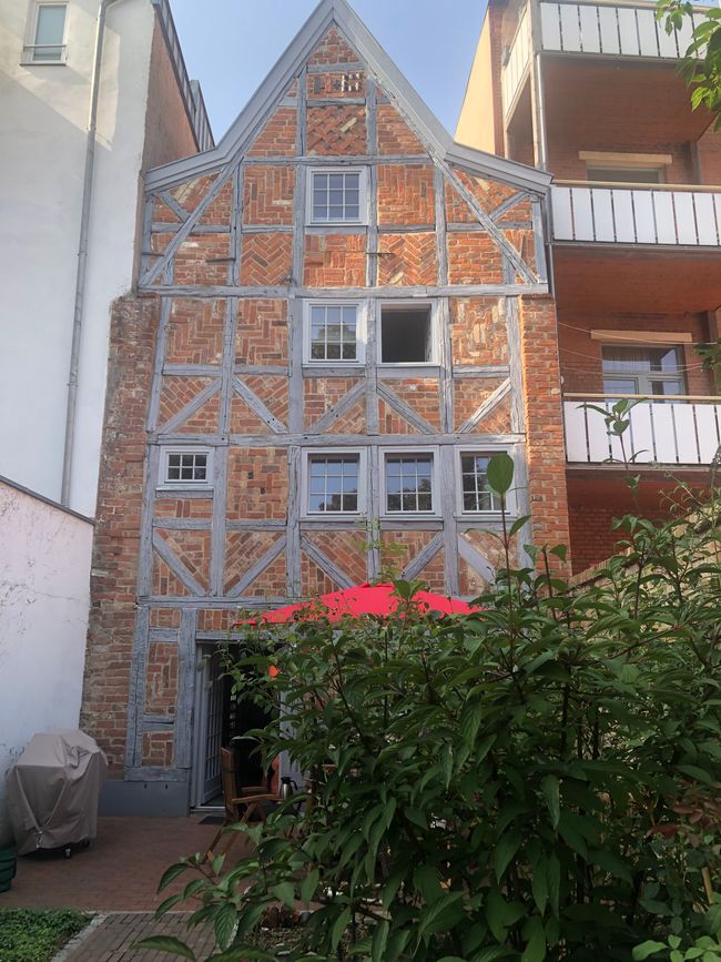 Das kleinste Haus von Wismar - Tag des offenen Denkmals öffnete auch diese Tür