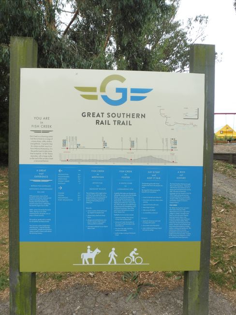 Wanderung auf dem Great Southern Rail Trail