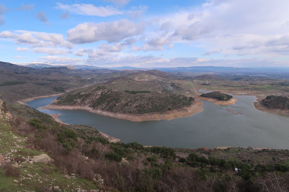 Kestel Reservoir northeast of the Acropolis