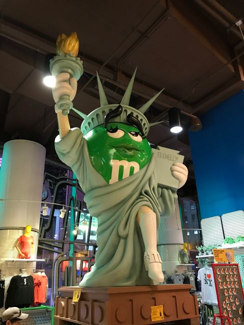 The M&Ms Statue of Liberty