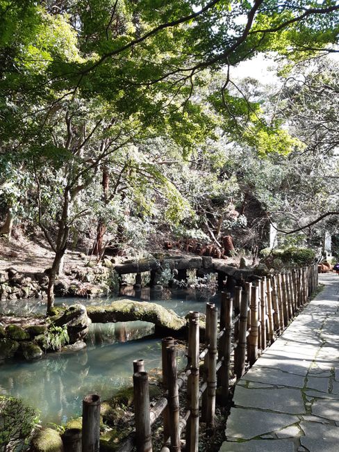 im Garten des Nihon-ji Tempels