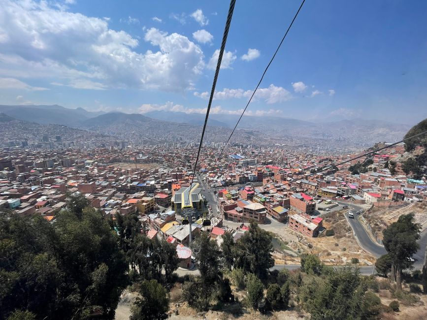 Seilbahn in La Paz / El Alto