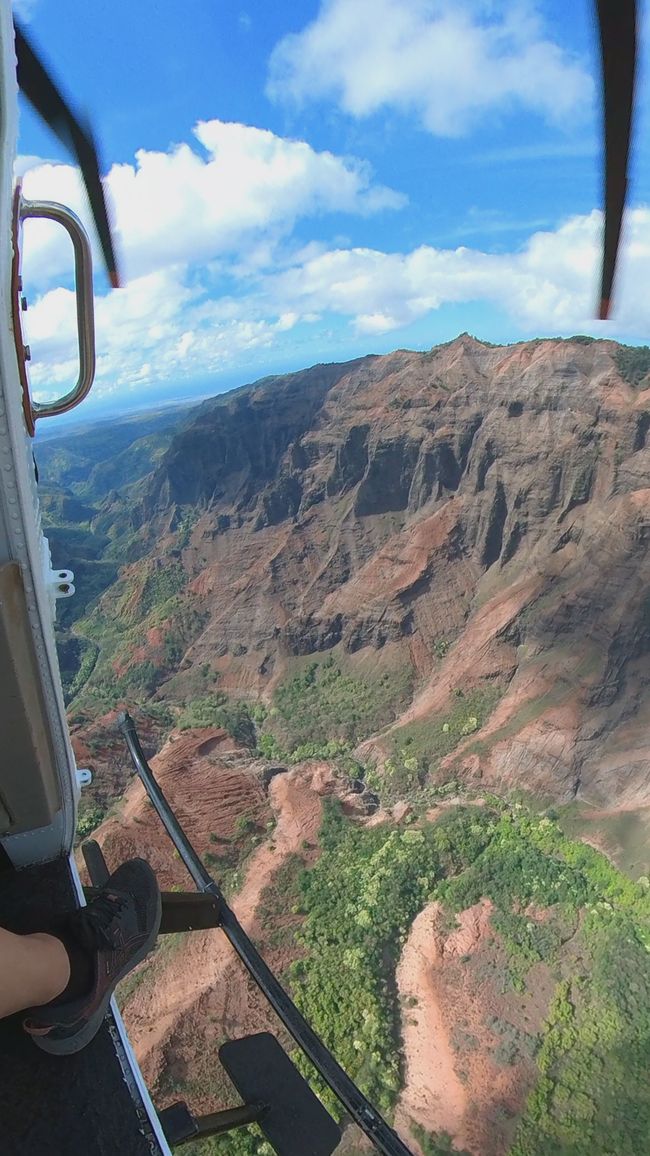 Tag 21 Kauai – Open-Door Helikopterflug durch den Waimea Canyon