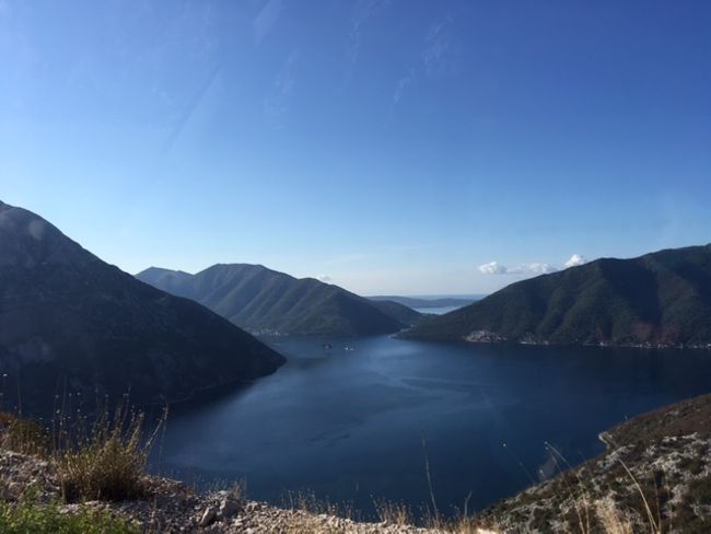 last view over the Bay of Kotor