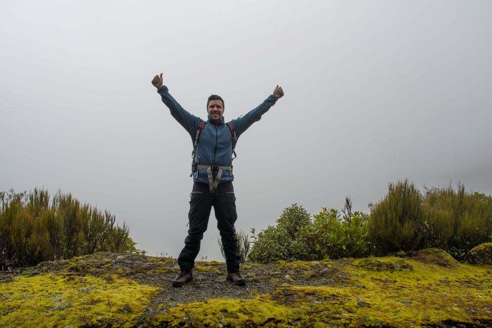 Mount Taranaki - Durch den Monsun