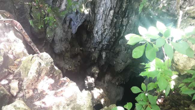 Barra Honda Nationalpark - Eingang zu den Höhlen.