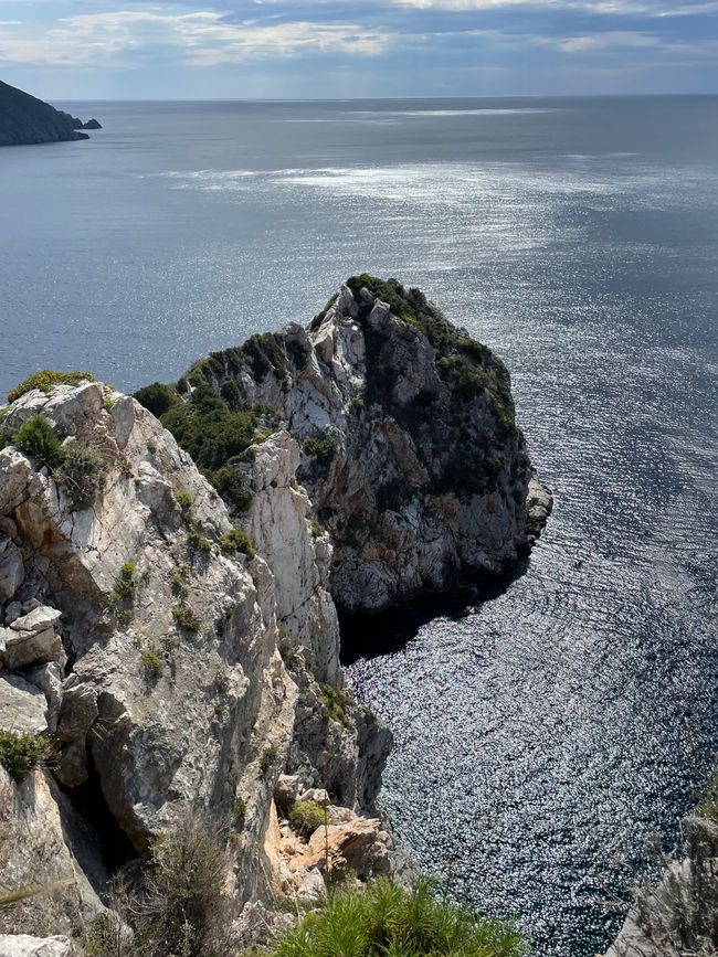 View from the cape towards Cape Sithonia