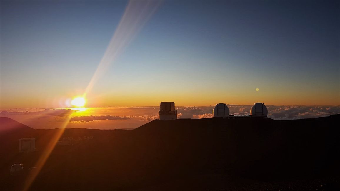 Sunset auf dem Mauna Kea