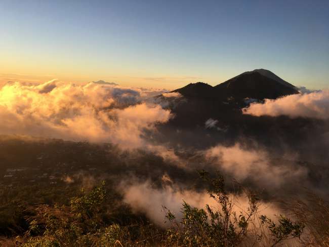 Aussicht auf Mt Agung