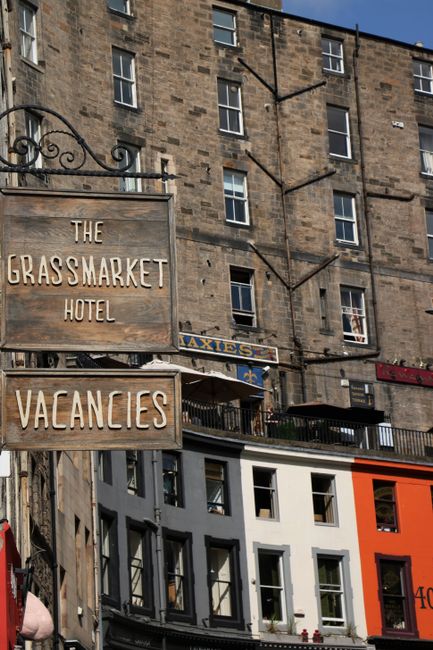 The 'Grassmarket' was a marketplace in the Middle Ages