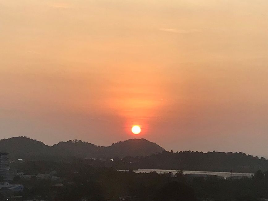 Sonnenaufgang in Phuket