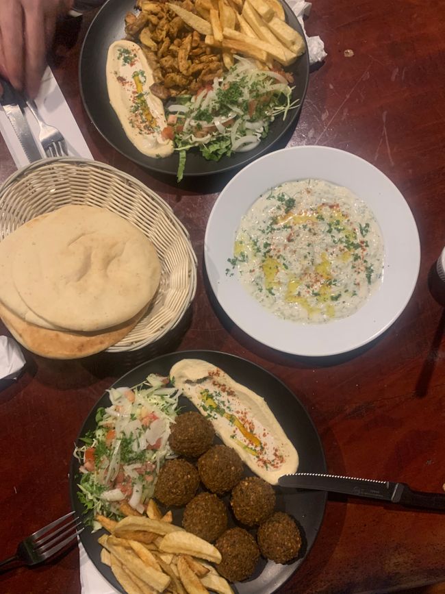 Falafel in the middle of nowhere