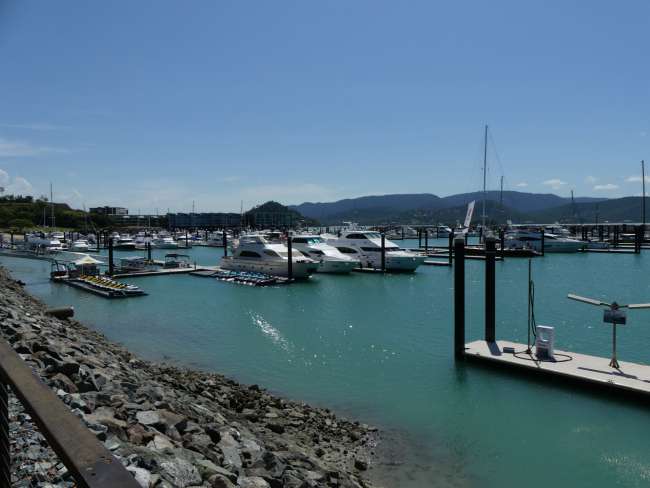 The marina of Airlie Beach