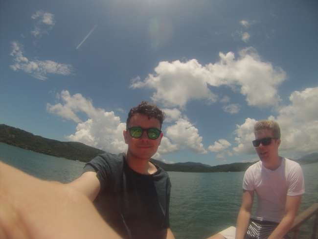 Selfie vom Boot