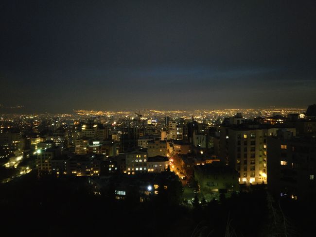 Teheran bei Nacht