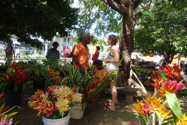 Blumenmarkt in Port Vila