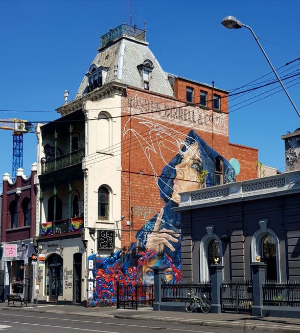 Melbourne: Fitzroy - Brunswickstraat