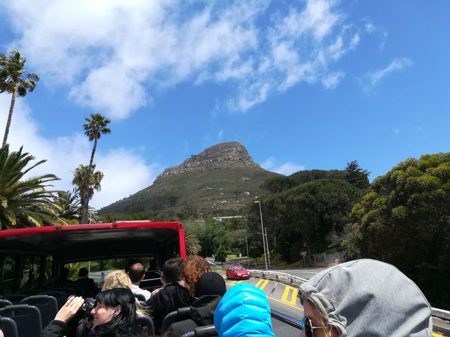 On the way to Table Mountain...