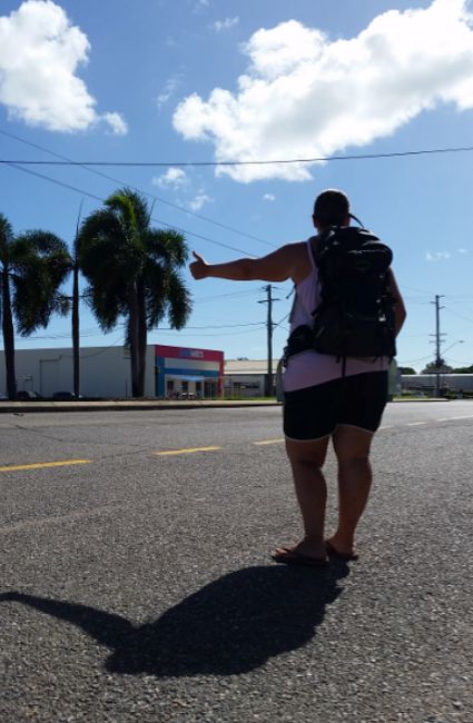 Hitchhiking through Townsville