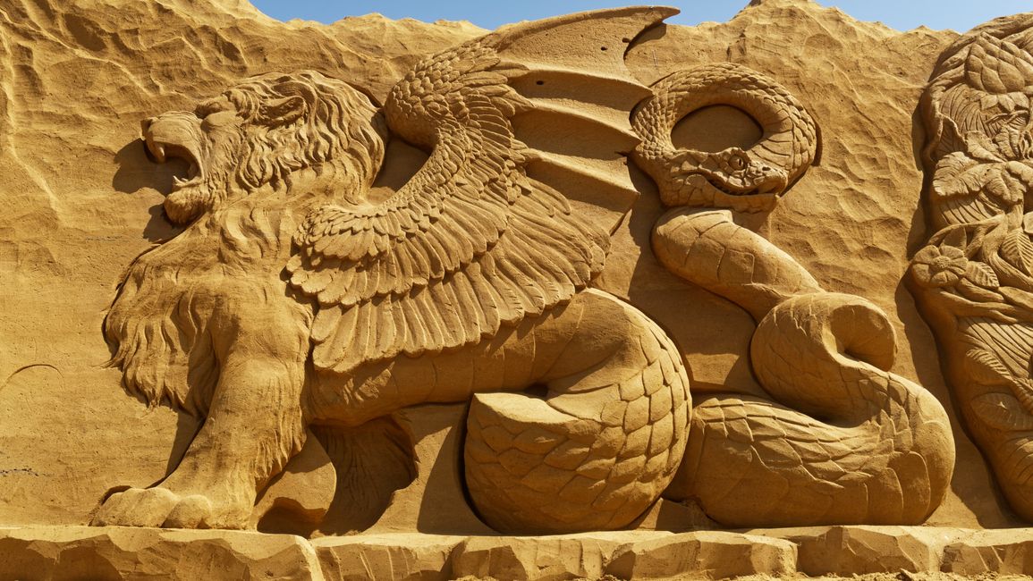 Sandsculptures in Søndervig