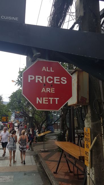 Alle Preise sind "nett" anstatt "net=netto". 