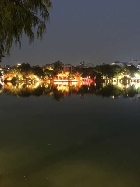 Hoam Kim Lake with great evening lighting