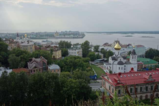Blick auf Nizhny Novgorod