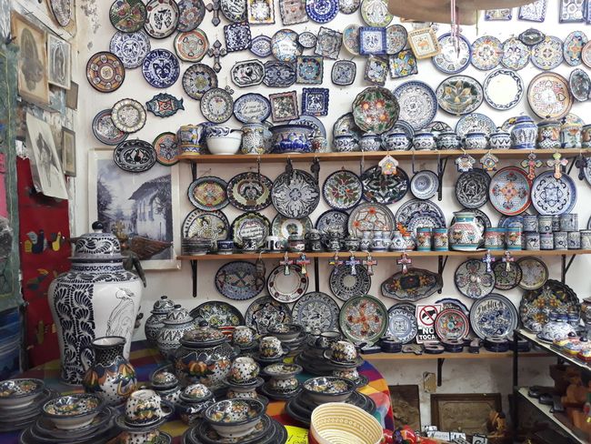 Famous ceramics from Cholula