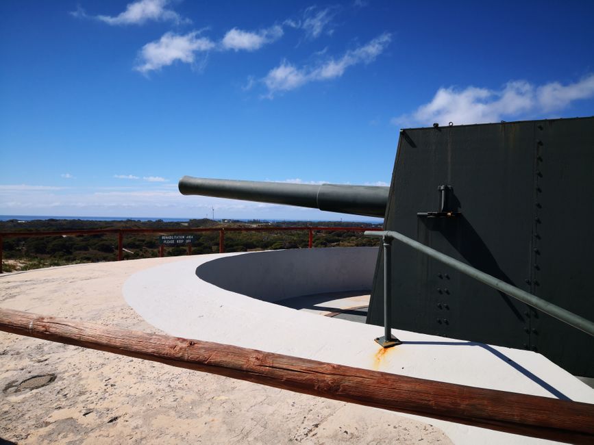 Big cannon on Rottnest...